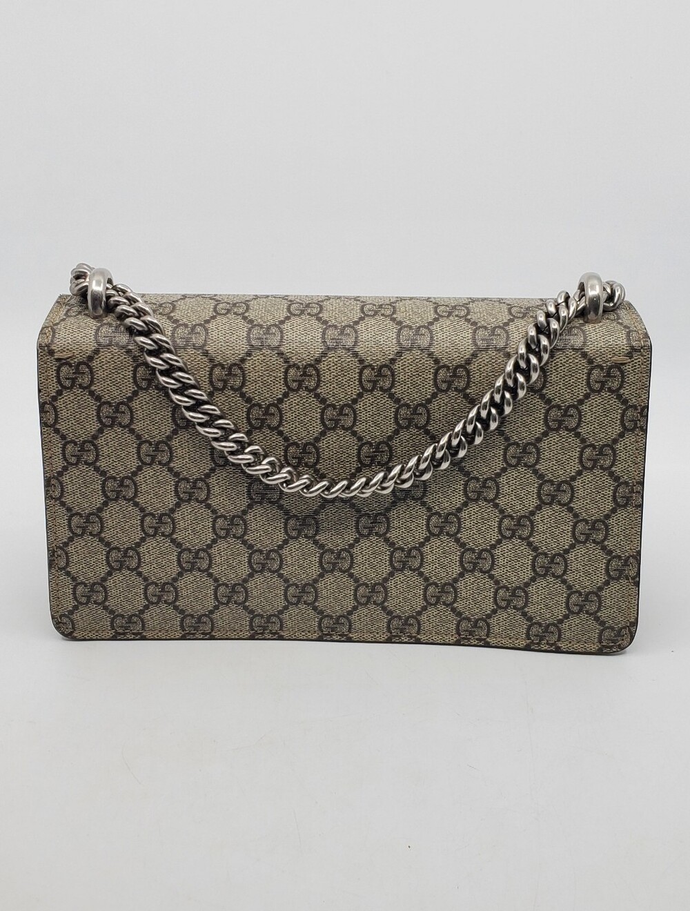 Gucci GG Supreme Small Crystal Shoulder Bag - Picture 3 of 16